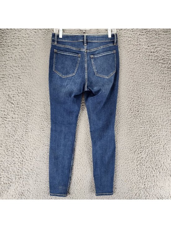 Old Navy Jeans Womens 6 Blue Stretch Denim Rockstar Super Skinny - Picture 8 of 11